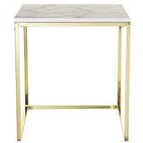 Set of 2 tables Alexandra House Living Golden Metal-5