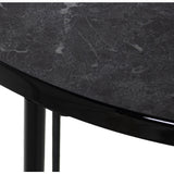 Set of 2 tables Alexandra House Living Black Metal-3