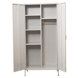 Cupboard Alexandra House Living Metal 85 x 50 x 180 cm-7