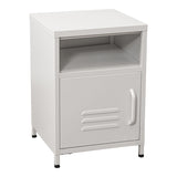 Nightstand Alexandra House Living White Metal 35 x 51 x 35 cm-0