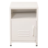 Nightstand Alexandra House Living White Metal 35 x 51 x 35 cm-5