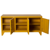 TV Table Alexandra House Living Yellow 120 x 58 x 40 cm-4