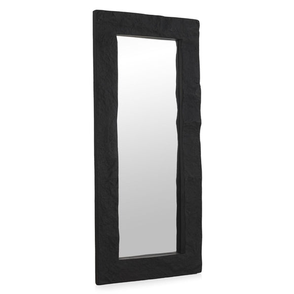 Hanging mirror Alexandra House Living Black 80 x 180 x 7 cm-0