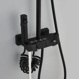 Shower Column Fontastock Black Stainless steel ABS Plastic-4