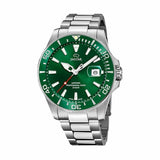 Men's Watch Jaguar J860/B Green Silver-0