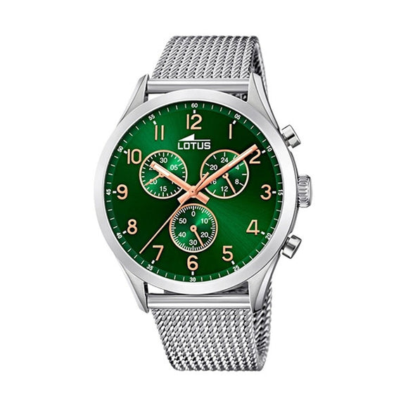 Men's Watch Lotus 18637/2 Green Silver-0