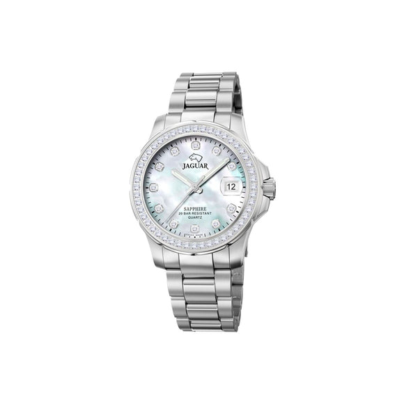 Men's Watch Jaguar White Silver (Ø 34 mm)-0