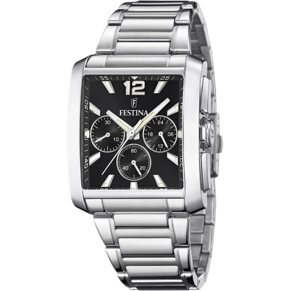 Men's Watch Festina F20635/4 Black Silver-0
