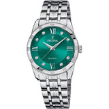 Men's Watch Festina F16940/F Green Silver-0
