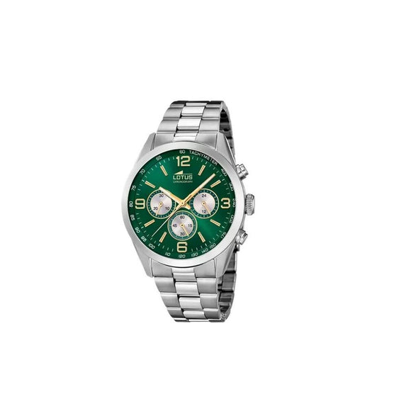 Men's Watch Lotus 18152/H Green Silver-0