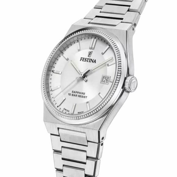 Men's Watch Festina F20034/1 Silver (Ø 40 mm)-0