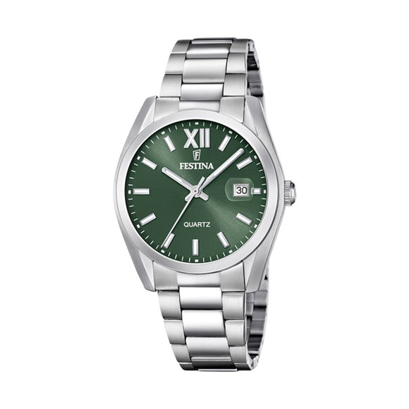 Men's Watch Festina F20707/5 Green Silver (Ø 40 mm)-0