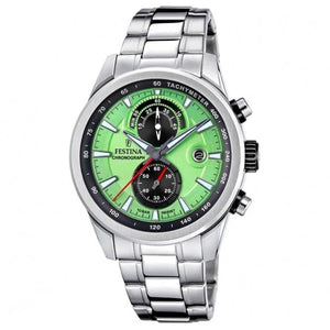 Men's Watch Festina F20694/3 Green Silver-0