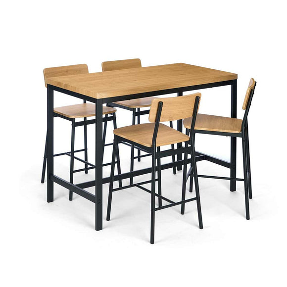 Table set with 4 chairs Gift Decor-0