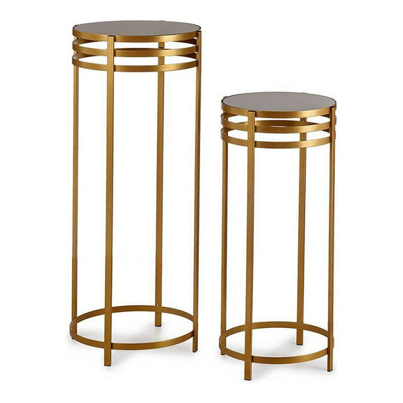 Set of 2 tables Black Golden (2 pcs)-0