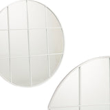 Wall mirror Circular Metal White (100 x 2,5 x 100 cm)-2