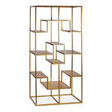 Shelves Gift Decor JY19541 BIG-S3605004 Golden Metal 45 x 200 x 100 cm-0