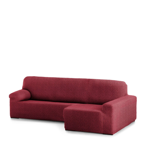 Right short arm chaise longue cover Eysa ROC Tile Dark Red 180 x 120 x 360 cm-0