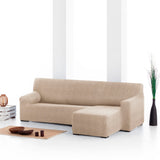 Right short arm chaise longue cover Eysa ROC Beige 120 x 120 x 360 cm-4