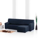 Right short arm chaise longue cover Eysa ROC Blue 120 x 120 x 360 cm-4