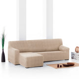 Right short arm chaise longue cover Eysa ROC Beige 120 x 120 x 360 cm-4