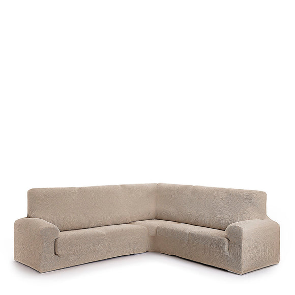 Sofa Cover Eysa ROC Beige 110 x 120 x 450 cm Corner-cupboard-0