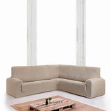 Sofa Cover Eysa ROC Beige 110 x 120 x 450 cm Corner-cupboard-4
