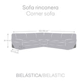 Sofa Cover Eysa ROC Beige 110 x 120 x 450 cm Corner-cupboard-3