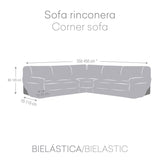 Sofa Cover Eysa ROC Brown 110 x 120 x 450 cm Corner-cupboard-3