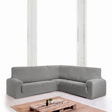 Sofa Cover Eysa ROC Light grey 110 x 120 x 450 cm Corner-cupboard-4