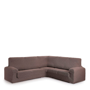 Sofa Cover Eysa ROC Brown 110 x 120 x 600 cm Corner-cupboard-0