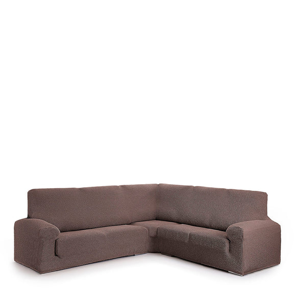Sofa Cover Eysa ROC Brown 110 x 120 x 600 cm Corner-cupboard-0