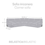 Sofa Cover Eysa ROC Light grey 110 x 120 x 600 cm Corner-cupboard-3