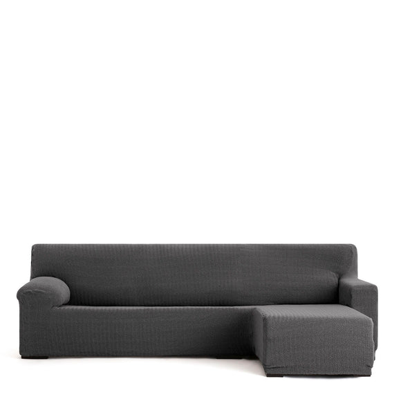 Right short arm chaise longue cover Eysa JAZ Dark grey 120 x 120 x 360 cm-0