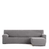 Right short arm chaise longue cover Eysa JAZ Grey 120 x 120 x 360 cm-0