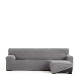 Right short arm chaise longue cover Eysa JAZ Grey 120 x 120 x 360 cm-1