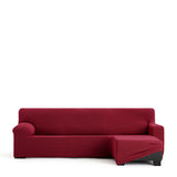 Right short arm chaise longue cover Eysa JAZ Burgundy 120 x 120 x 360 cm-1