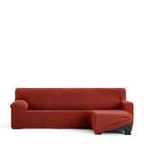 Right short arm chaise longue cover Eysa JAZ Dark Red 120 x 120 x 360 cm-3