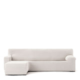 Right short arm chaise longue cover Eysa JAZ White 120 x 120 x 360 cm-0