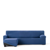 Right short arm chaise longue cover Eysa JAZ Blue 120 x 120 x 360 cm-1