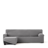 Right short arm chaise longue cover Eysa JAZ Grey 120 x 120 x 360 cm-1