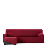 Right short arm chaise longue cover Eysa JAZ Burgundy 120 x 120 x 360 cm-1