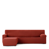 Right short arm chaise longue cover Eysa JAZ Dark Red 120 x 120 x 360 cm-0