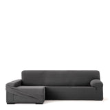 Left long arm chaise longue cover Eysa JAZ Dark grey 180 x 120 x 360 cm-1