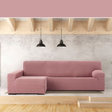 Left long arm chaise longue cover Eysa JAZ Pink 180 x 120 x 360 cm-5