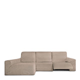 Left long arm chaise longue cover Eysa ROC Light brown 180 x 120 x 360 cm-6