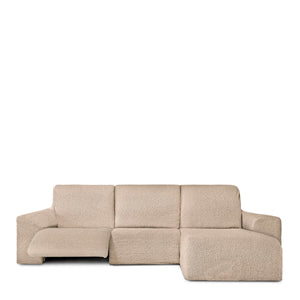 Right short arm chaise longue cover Eysa ROC Beige 120 x 120 x 360 cm-0