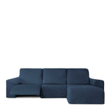 Right short arm chaise longue cover Eysa ROC Blue 120 x 120 x 360 cm-0