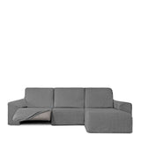 Right short arm chaise longue cover Eysa ROC Light grey 120 x 120 x 360 cm-1