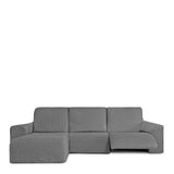 Right short arm chaise longue cover Eysa ROC Light grey 120 x 120 x 360 cm-0